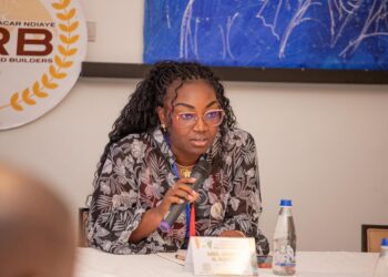 Liberia road fund managing director speaking at Africa Road Builders Conference