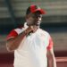 Liberian official speaking during public event on national issues