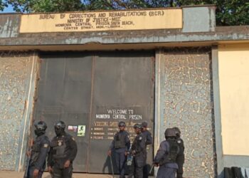 Monrovia Central Prison where Samuel P. Jackson was remanded following manslaughter charges in Liberia