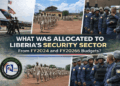 Liberian security forces including police and military during operations