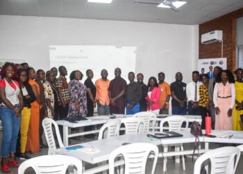Participants of Naymote GAF Program presenting assessment on LEITI transparency reforms in Liberia