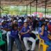 BRAC Liberia staff gathered at corporate event where CEO announced zero tolerance for fraud and new welfare initiatives