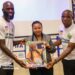 Anthony Laffor and Zah Krangar receive CAF License D coaching certificates during Liberia Football Association training