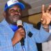 Musa Hassan Bility speaking during public event in Liberia