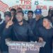 CDC-COP Chairman Foday Massaquoi addresses press conference in Monrovia backing April 14 protest and criticizing opposition silence