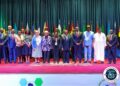 President Joseph Boakai and African auditors and governance officials at the AFROSAI-E summit in Monrovia.