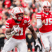 Emmett Johnson in action during a college football game before being drafted by the Kansas City Chiefs