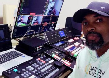 Intel Sports Liberia CEO Besario Boakai operates professional live sports broadcasting and production equipment.