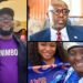 A collage showing CSA Director General Josiah Joekai, Senator Amara Konneh and images tied to Liberia’s political neutrality controversy.