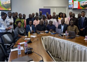 Journalists and energy stakeholders attend a Liberia Electricity Regulatory Commission workshop on electricity sector regulation in Monrovia.