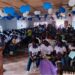 Graduates gather during the LOIC and IECD vocational and agriculture graduation ceremony in Bong County.