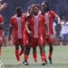 Mighty Barrolle players react during match as club faces relegation threat