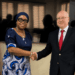 Liberian Foreign Minister Sara Beysolow Nyanti during an official diplomatic engagement in Monrovia.
