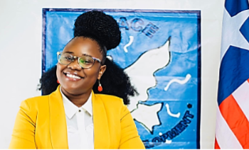 MOP-Liberia Executive Director Gwendolyn Seyonnoh Myers following her appointment to the African Union Advisory Panel on Democratic Elections and Governance