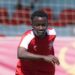 Paulinho Agbotsu in action during her debut match for Sichuan Women’s FC