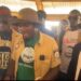 Speaker Richard Nagbe Koon listens to Student Unification Party leaders presenting reform demands for the University of Liberia.