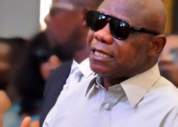 Former Liberian Finance Minister Samuel Tweah appearing at Criminal Court C during economic sabotage proceedings