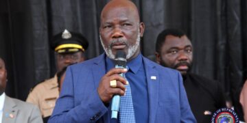 House Speaker Richard Nagbe Koon speaks during an official event