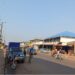 A busy Monrovia street scene illustrating daily economic life and the struggle for survival in Liberia.