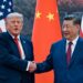 Chinese President Xi Jinping shakes hands with U.S. President Donald Trump during summit talks in Beijing