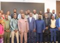 Liberian officials and stakeholders at the MCC Compact development launch in Monrovia
