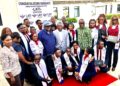 LATI graduates pose with officials during graduation ceremony in Margibi County