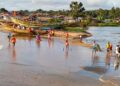Coastal flooding and erosion in Liberia as environmental groups criticize the government’s UN climate resolution vote.
