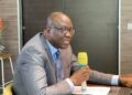 Central Bank of Liberia governor speaking on monetary policy