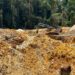 Mining equipment at an illegal gold mining site shut down by Liberia’s Environmental Protection Agency in Grand Gedeh County.