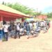 Motorcyclists gathered outside Gbarnga police station amid investigation into detainee death