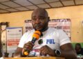 ALJA representative Peter Massaquoi speaks on press freedom concerns in Liberia