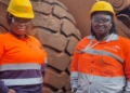 Female heavy equipment operators working at ArcelorMittal Liberia’s mining operations in Nimba County