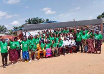 Commerce Ministry officials and participants at consumer rights campaign in Ganta