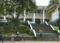 The Monrovia City Corporation building amid public debate over new regulations targeting abandoned buildings and vacant land.