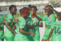 Players of Determine Girls FC celebrate after securing the Liberia Women’s League title following an LFA disciplinary ruling.
