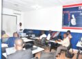 Liberia Revenue Authority staff participate in a strategic planning and performance monitoring training session in Monrovia