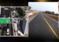 Audit findings on Liberia’s $116 million RIA Highway Project showing missing road signs, crumbling asphalt, and payment irregularities involving East International Group