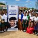 Outstanding students of Kpor Town Public School receive Academic Excellence Awards during a ceremony in Margibi County.