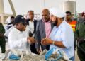 Liberian senators inspect the Duraplast Recycling Plant during an oversight visit focused on environmental sustainability, job creation and concession compliance
