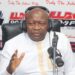 Finance Minister Augustine Kpehe Ngafuan speaking during a radio interview on Liberia's public debt stock and debt servicing obligations.