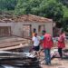 Residents affected by windstorms in Nimba and Lofa Counties receive humanitarian support funded by the European Union and implemented through the Liberia National Red Cross Society.