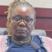 Former Public Works Minister Ruth Cooker-Collins speaks about the CDC government's role in developing southeastern Liberia road projects during the CDC's 22nd anniversary celebration in Zwedru.