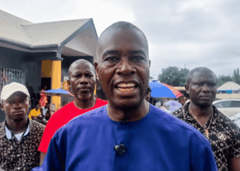 Representative Samuel R. Enders and God’s Willing Business Center CEO Odoshall Karnue are at the center of a land ownership dispute being reviewed by Liberia's House of Representatives and the Civil Law Court