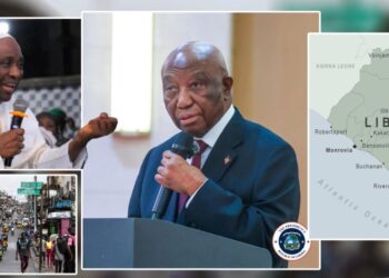 Bishop Elijah Ayodele and President Joseph Boakai amid controversy over coup prophecy and political tensions in Liberia