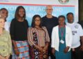 Participants and PeaceGen Liberia partners attend the 2026 Youth, Peace and Security Forum in Monrovia focused on youth leadership and peacebuilding.