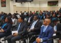 Banking professionals attend the Banking Institute of Liberia graduation ceremony in Monrovia.