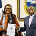 President Joseph Boakai receives a proposal for the Liberia national health insurance scheme aimed at expanding affordable healthcare and universal health coverage