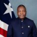 NaFAA Director General J. Cyrus Saygbe Sr. discussing fisheries transparency reforms supported by a new US$500,000 grant.