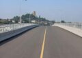 President Joseph Boakai launches the Japan-funded Freeport to Gabriel Tucker Bridge road reconstruction project in Monrovia.