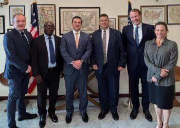 U.S. Embassy and Dugbe Gold officials